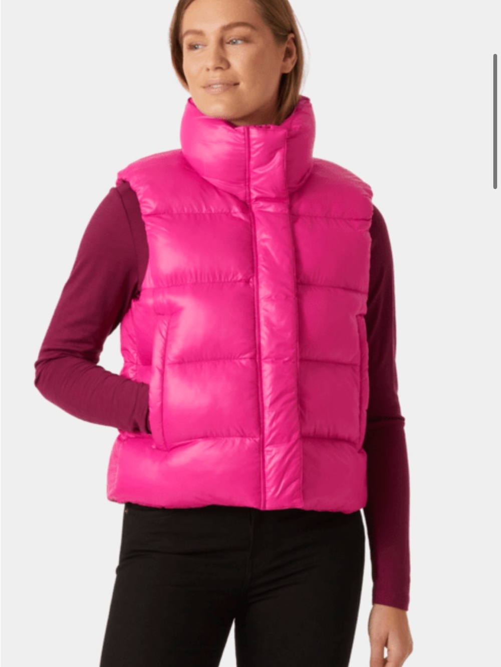 Helly Hansen Pink Puffer Vest Women’s Size Small Lightweight Insulated